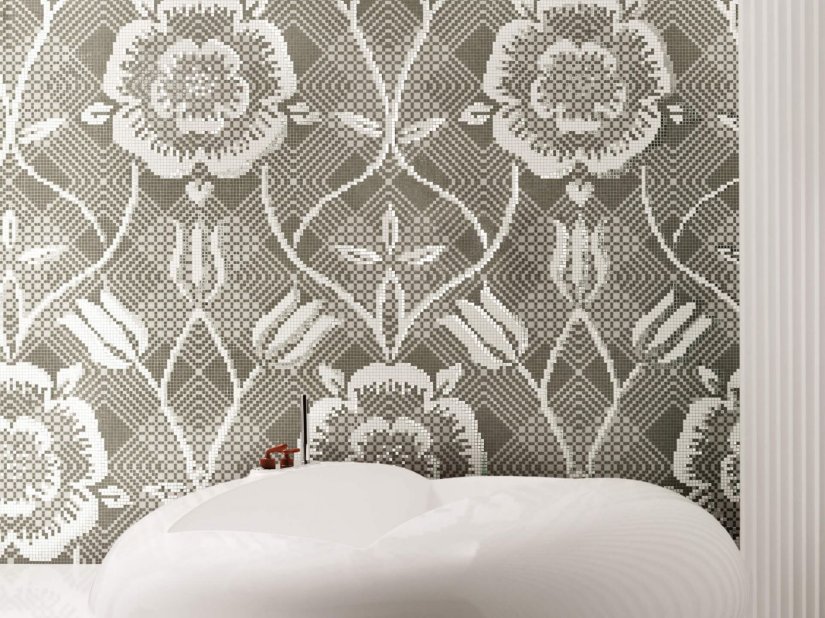 Bisazza, Insula Grey mosaico 32x32 cm 