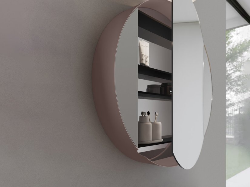 Idea, Giotto Specchio contenitore diam. 80 cm 
