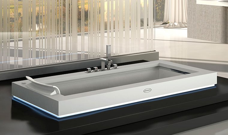 Jacuzzi, Aura Uno Corian Whirlpool tub 