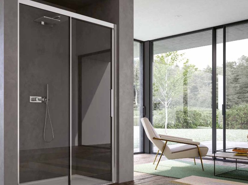 Disenia, Focus Porta doccia L 114 cm 