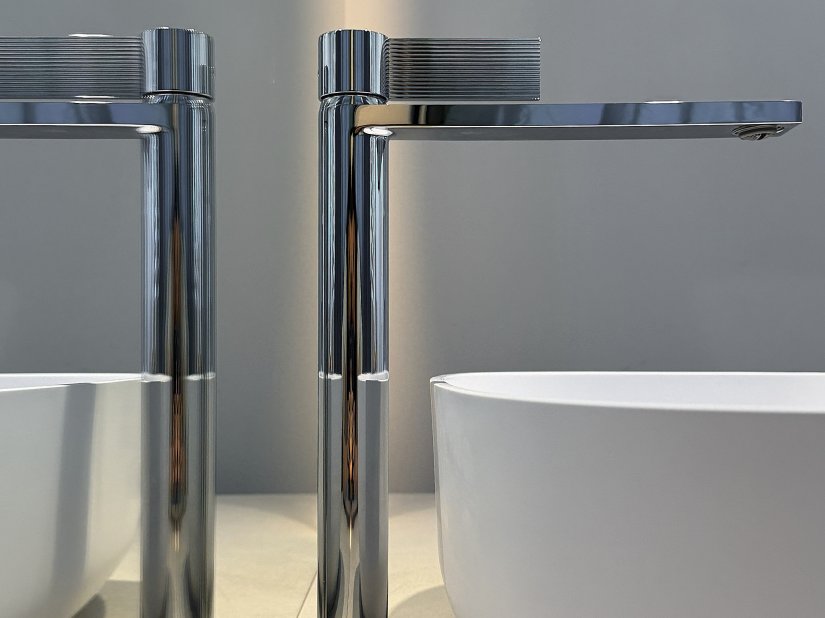 Gessi, Inverso Rigato Miscelatore lavabo 
