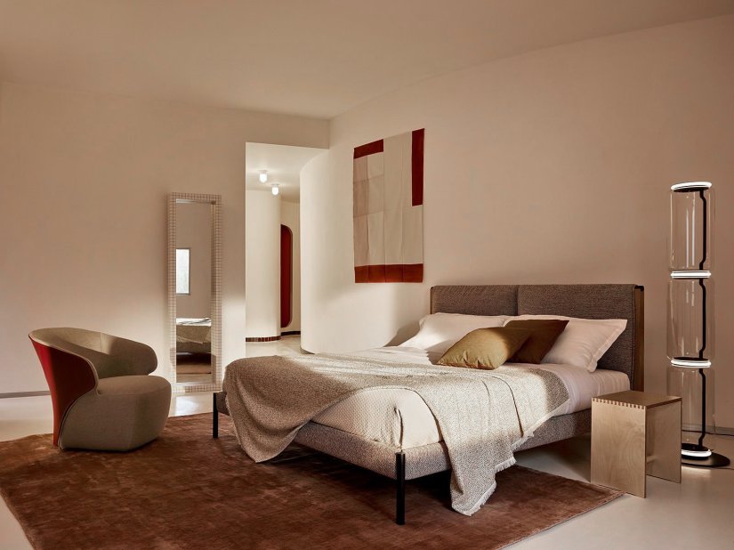 Zanotta, Ricordi Bed for mattress 170x200 cm 
