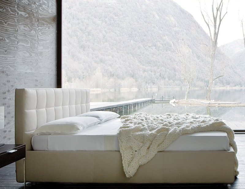 Zanotta, Box Bed for mattress 200x200 cm 