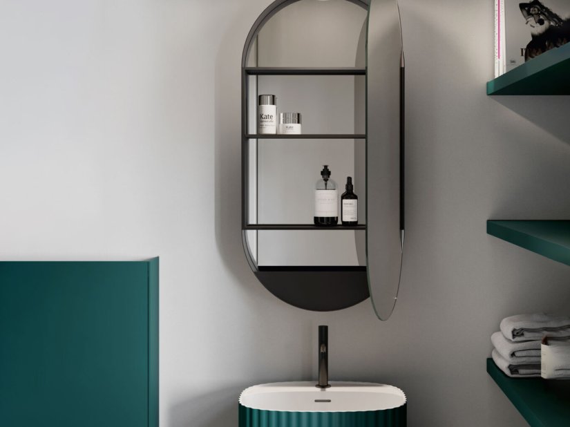 Idea, Arena Specchio contenitore 100x50 cm 