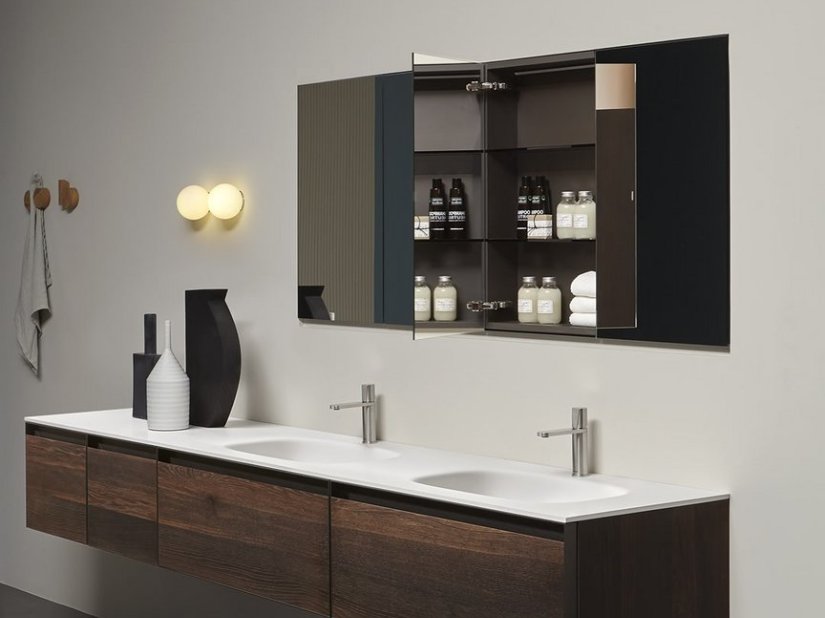 antoniolupi, Mantra Specchio contenitore 72x75 cm 