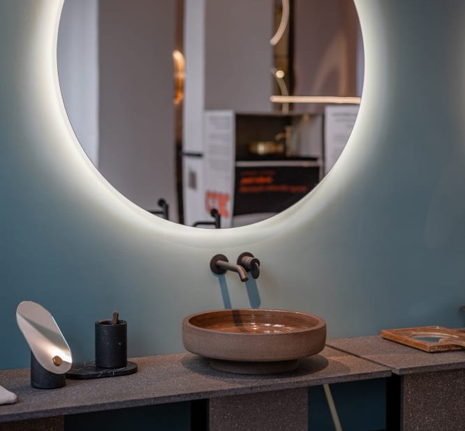 Agape, Memory Specchio con luce diam. 115 cm 