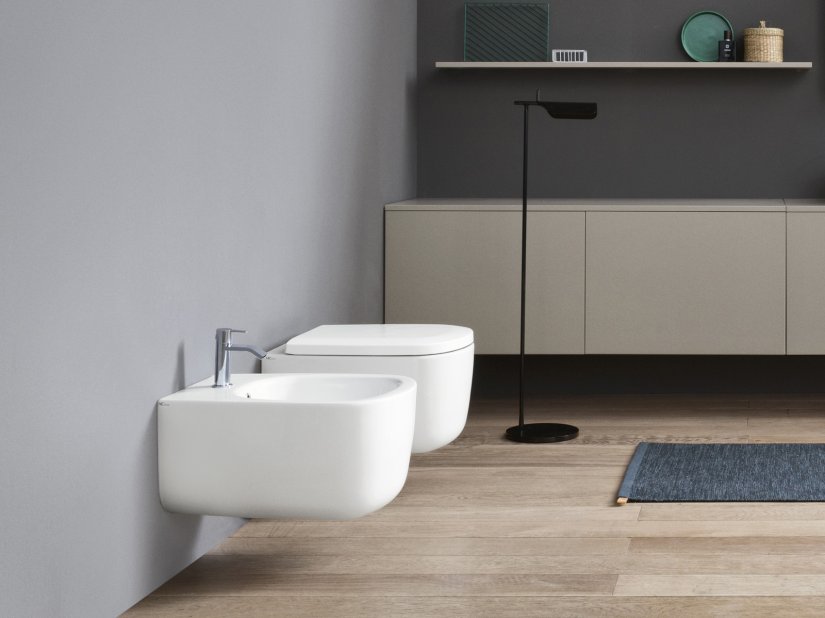 Nic Design, Ovvio Coppia sanitari Bianco Matt 
