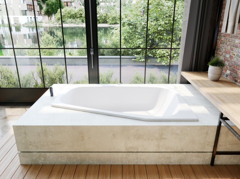 Kaldewei, Plaza Duo Bathtub 180x120 cm 