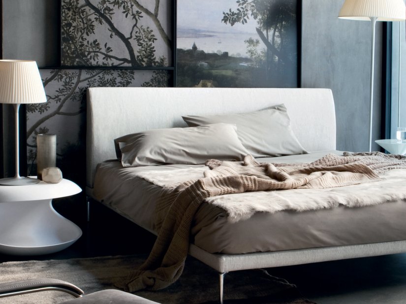 Zanotta, Talamo Bed for mattress 170x200 cm 