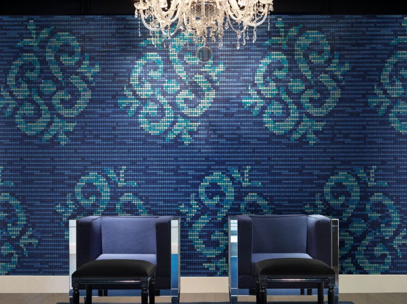 Bisazza, Ginseng Blue mosaico 32x32 cm 