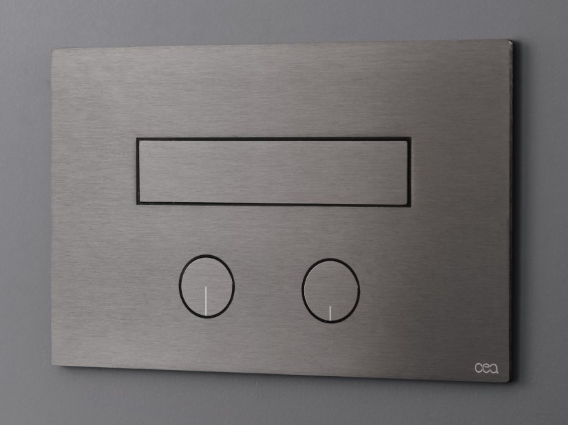 Cea, Placca con idroscopino Black Diamond Satinato 