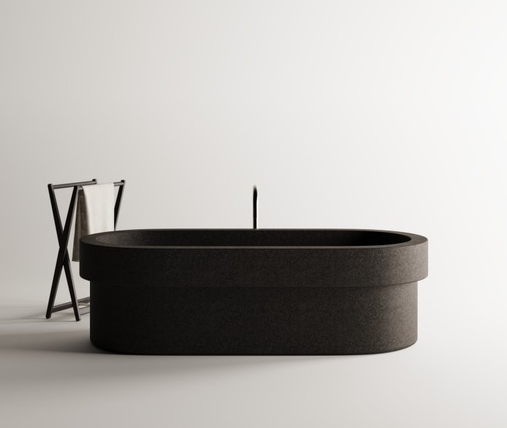 Agape, Cenote Vasca pietra lavica 184x85 cm 