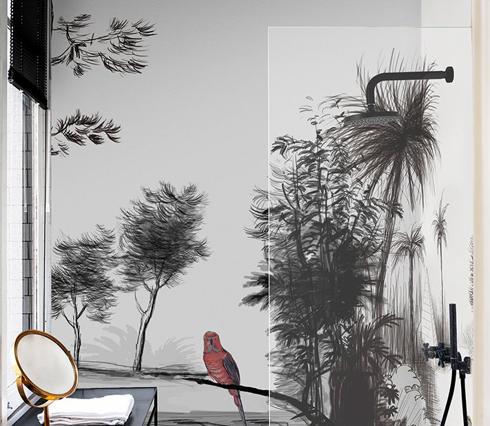 Wall&decò, Imaginary Paradise Carta da parati 