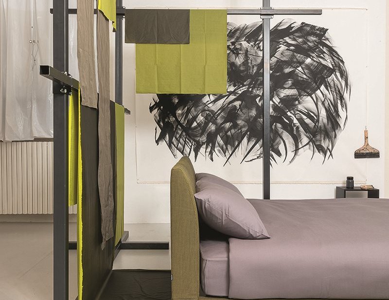 Zanotta, Talamo Bed for mattress 160x200 cm 