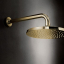Fantini, Icona Deco Soffione Matt British Gold PVD